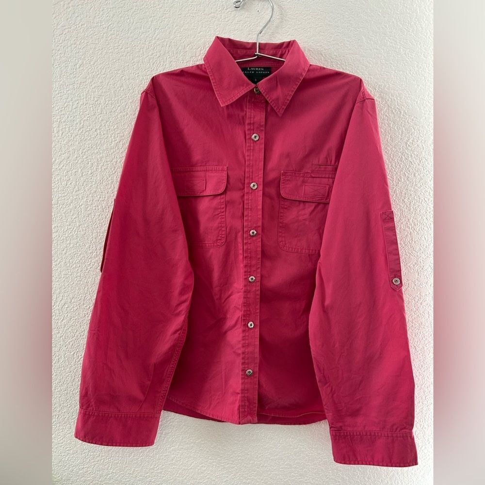 RALPH. LAUREN women's long sleeve shirt size L